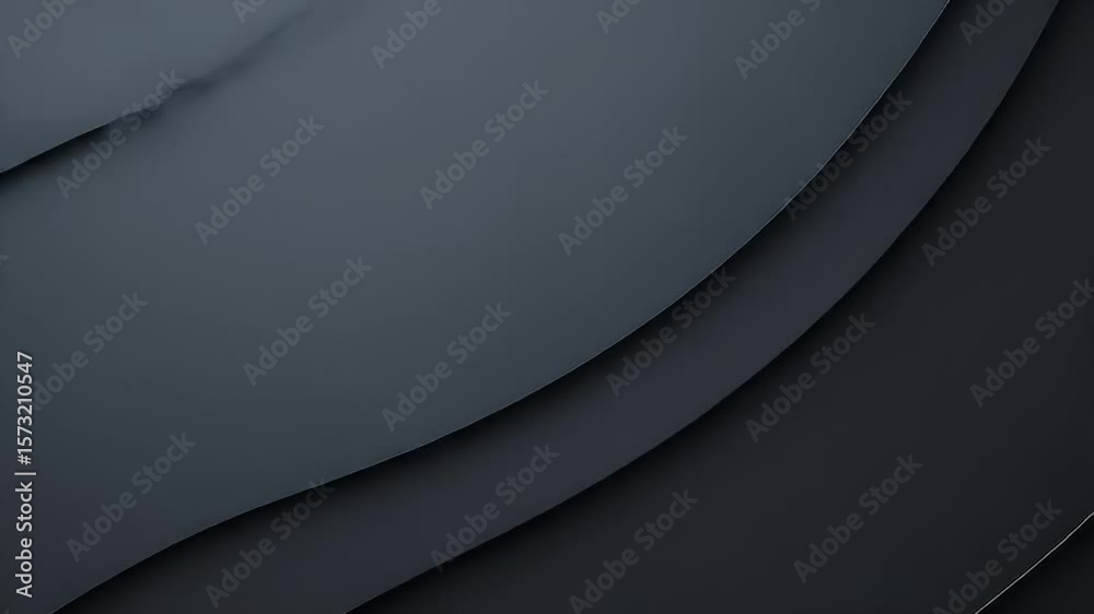Poster elegant dark gray abstract background with layered curved lines and smooth texture