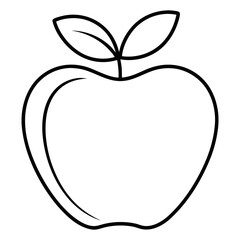  apple outline vectors