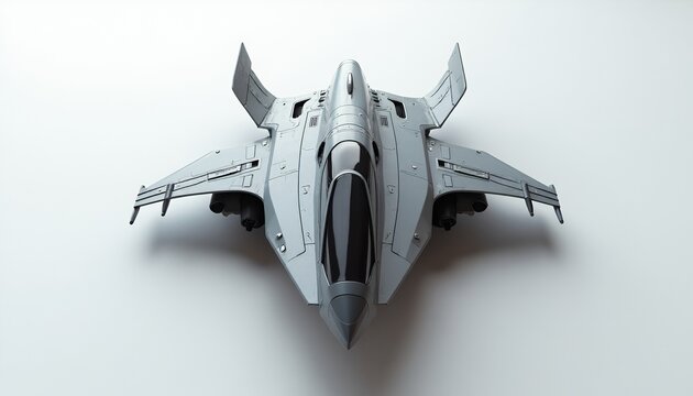 Futuristic Spaceship Design, Top View - Powered by Adobe