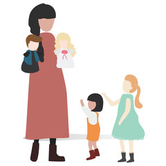 silhouette of people , silhouette of humans