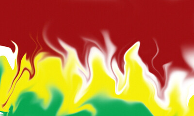 Vibrant Abstract Background with Red, Yellow, Green, and White Swirls