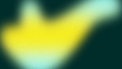 Abstract Yellow and Teal Gradient Background, Textured and Blurry