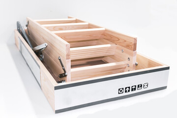 Folding Wooden Ladder