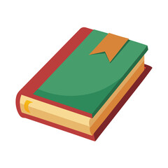 Silhouette of an open book with pages turning isolated on white background