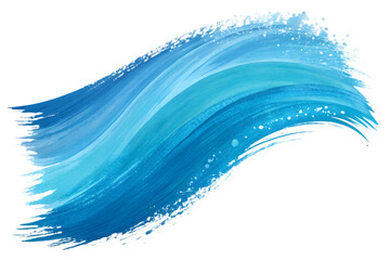 vector illustration of a wave , abstract watercolor background