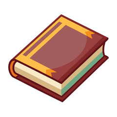 Stylized open book silhouette with clean lines presented isolated on a white background for versatile design use isolated on white background