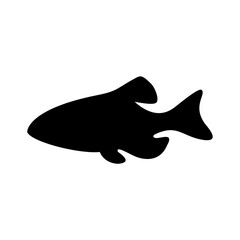 Fish Silhouette Vector Illustration