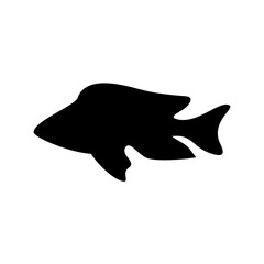 Fish Silhouette Vector Illustration