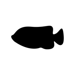 Fish Silhouette Vector Illustration