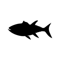 Fish Silhouette Vector Illustration