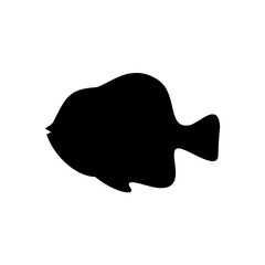 Fish Silhouette Vector Illustration