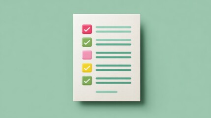 Checklist Template, To-Do List, Task Management, Planning