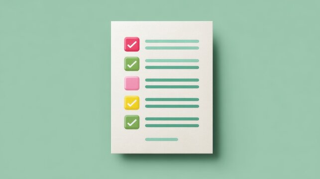 Checklist Template, To-Do List, Task Management, Planning
