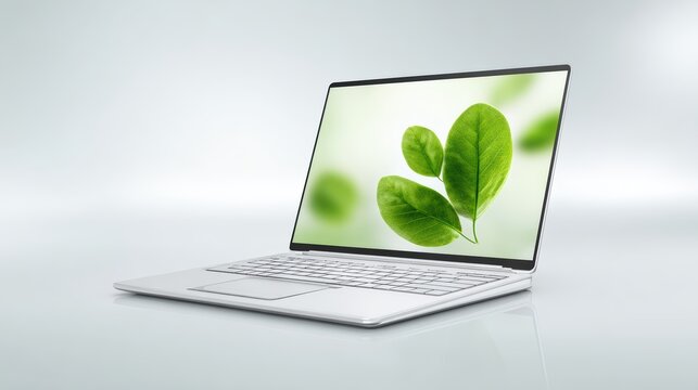 Eco-Friendly Laptop, Green Technology, Sustainable Computing