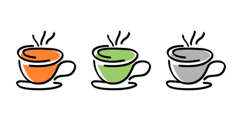 Obraz premium barista logo design, cafe, coffee, vector, vintage, coffee bar, coffee shopbarista logo design, cafe, coffee, vector, vintage, coffee bar, coffee shop