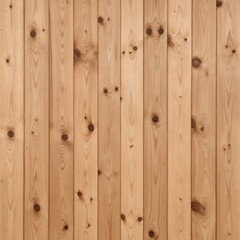 Fototapeta premium Close-Up Texture of Wooden Cladding with Evenly Scattered Knots and Natural Grain