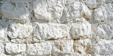White limestone wall with warm sun exposure and rough tactile texture