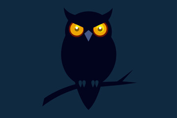 Fototapeta premium owl sitting on a branch