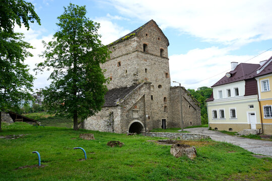 stone tower in the park