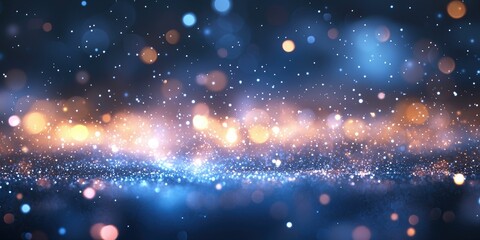 Magical stardust trail with bokeh glow and white light burst PNG