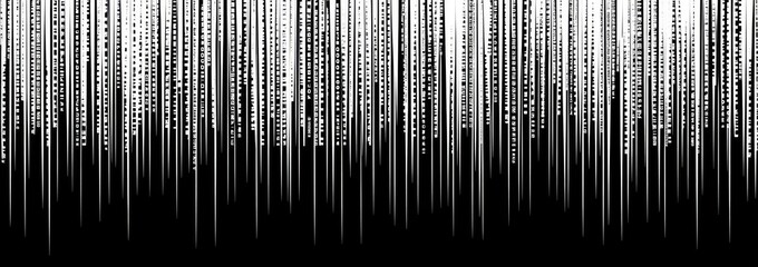 Abstract digital rain