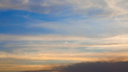 Fototapeta premium sunset sky with clouds