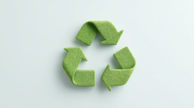Green Recycle Symbol - Eco-Friendly, Sustainable Future