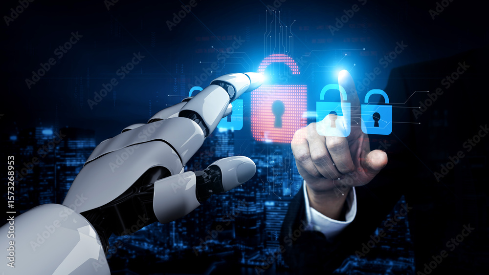 Poster ai system identifies potential data vulnerabilities and alerts for breaches, improving proactive cyb