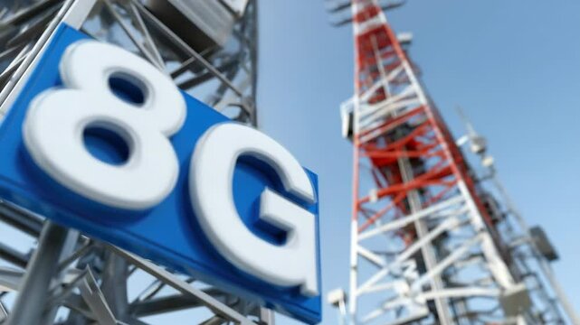 Aerial tower transition from 6g to 8g: hightech evolution and connectivity upgrade
