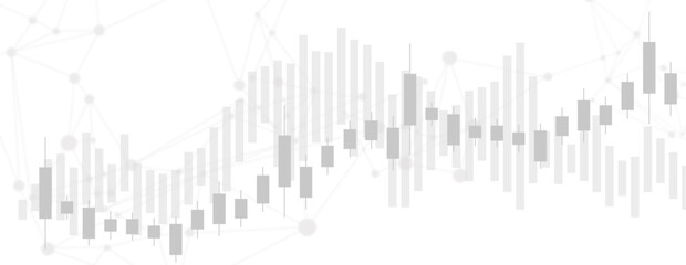 Digital financial chart indicators, stock market business and exchange financial growth graph.	