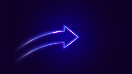Abstract gaming background with glowing play button. Press to play. Start button.