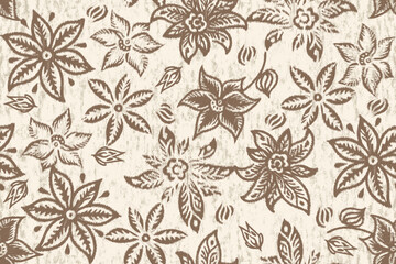 Damask seamless pattern, Ikat floral seamless pattern background, vector illustration, Ikat ethnic oriental embroidery, Aztec style, baroque. Design for texture, fab,clothing, decoration,fashion, tile