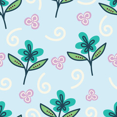 digital printing textile pattern wallpaper flower allover