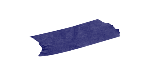 Isolated dark blue irregular geometric shape on a black background in a simple graphic design style