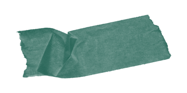 A solid dark teal shape with jagged edges isolated against a black background in a simple illustration