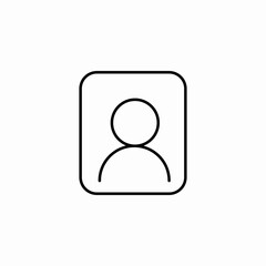 user profile person icon sign vector