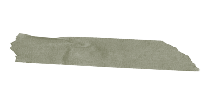 Isolated olive green rectangular shape against a stark black background in a simple graphic design style