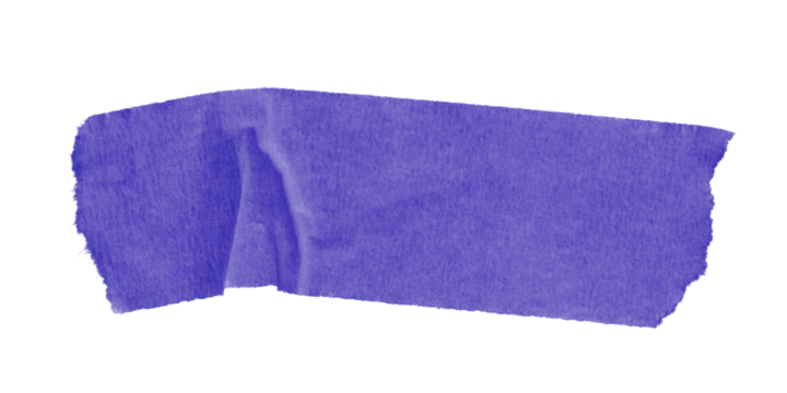 A solid blue rectangular shape isolated against a stark black background in a simple composition - Powered by Adobe