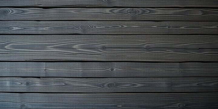 Aged, dark gray-black wood panorama, rustic texture, weathered planks,  banner,  black and grey wood