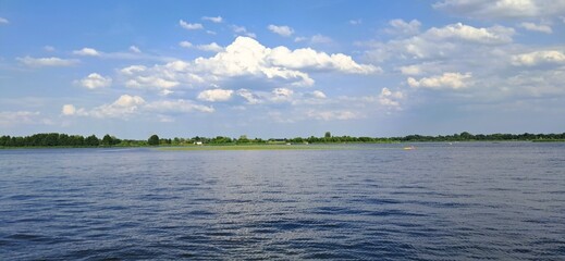zalew zegrzyński jezioro zegrzyńskie woda niebo kąpielisko