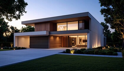 Modern Architectural Design: Luxurious Evening Residence