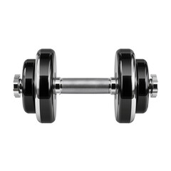 Fototapeta premium Dumbbells that meet the requirements of gyms are ideal for fitness marketing, health blog visualization or health app UI design. With their expressive floating look, dumbbells have gained a modern vis