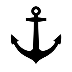 anchor icon vector art 