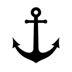 anchor icon vector art 
