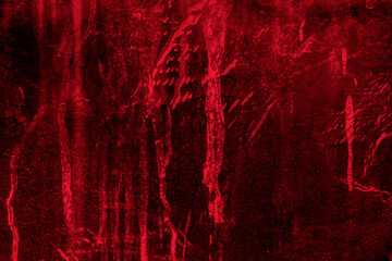 Old wall texture cement black red  background abstract dark color design are light with white gradient background.
