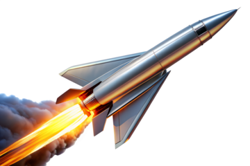 Powerful Rocket Launching into Space A Stunning 3D Render