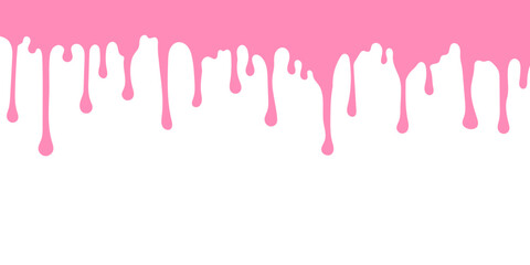 pink liquid dripping or dipping motion for sweet dessert or cosmetic design