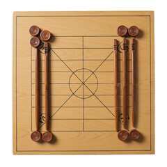 Elegant Wooden Board Game Design Craftsmanship and Play