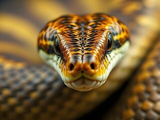 Fototapeta premium Close-up portrait of a snake.