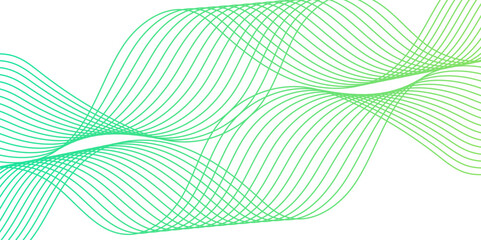 Abstract wavy lines for science, music technology futuristic, banner, business, template, flyer design. Abstract wavy lines gradient vector line blend element. Frequency sound wave lines and twisted